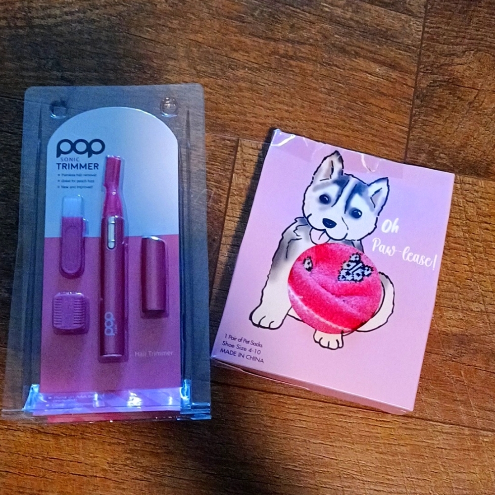 Trimmer pink/pet socks❤️❤️❤️